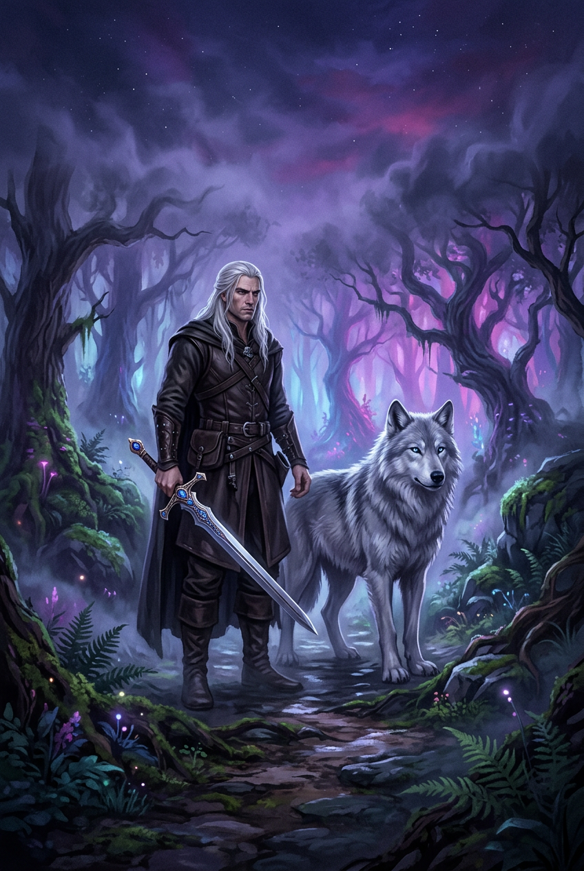 Couverture d’exemple : Les Loups de Brume